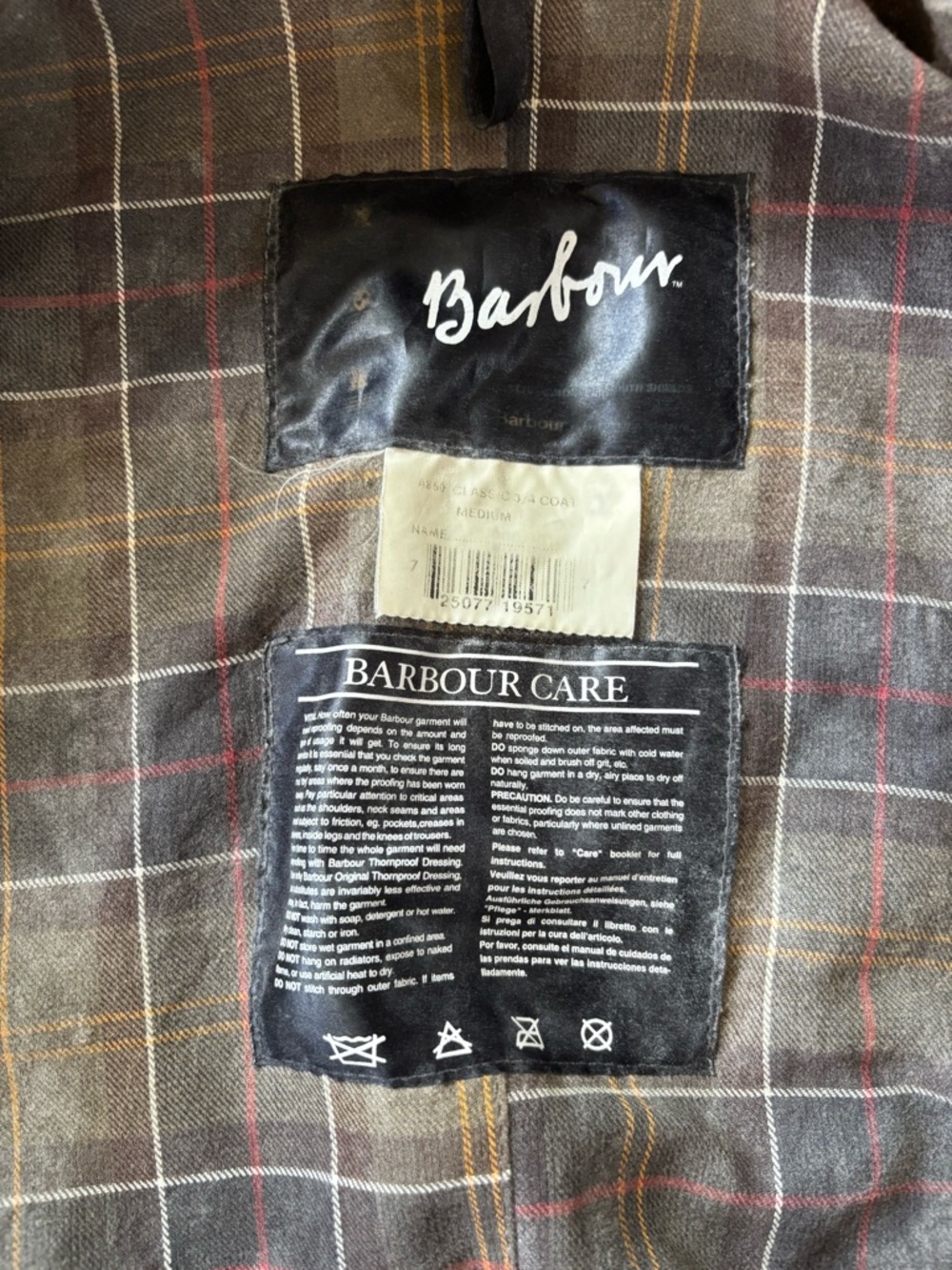 Vintage Barbour Jacket - Picture 5 of 5